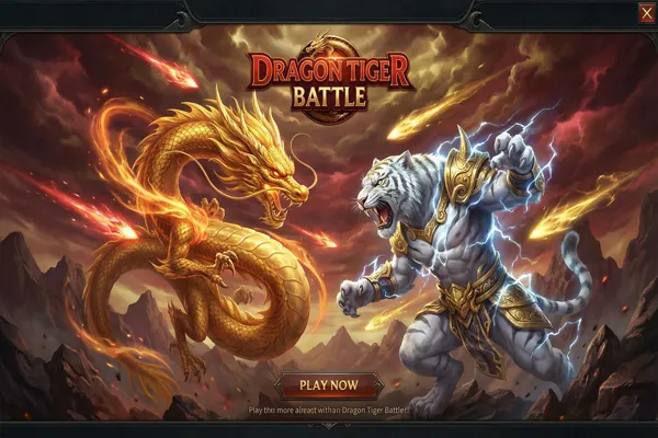 PG电子2龙虎争霸游戏对战场景